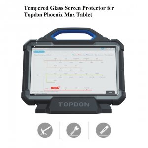 Tempered Glass Screen Protector for Topdon Phoenix Max Tablet